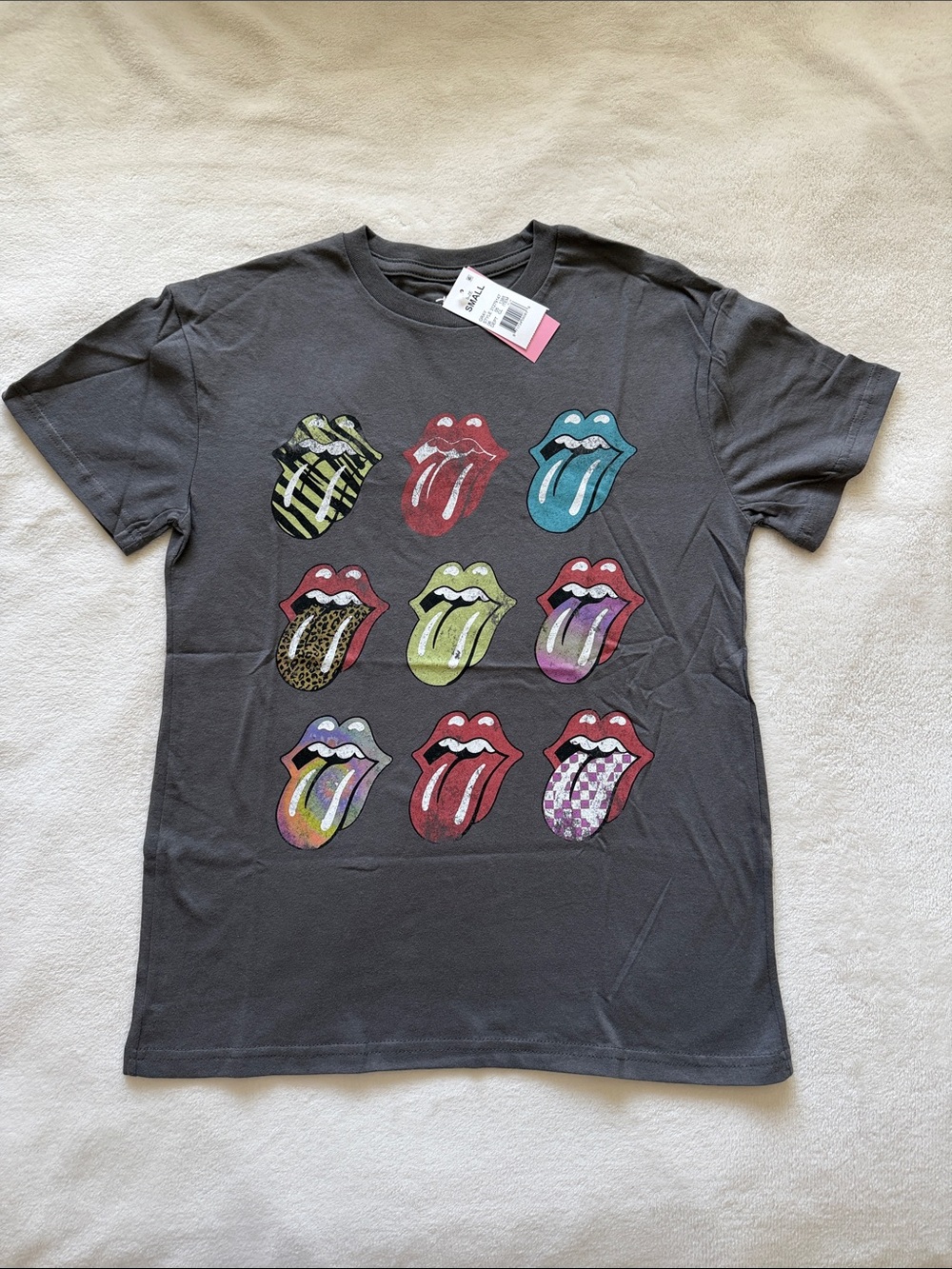 Rolling Stones Women's Grey T-Shirt